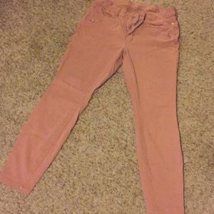 Ana Pink Rose Skinny Jeggings Dress Pants